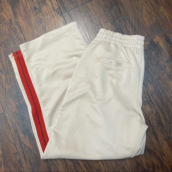 NEW Free People Sophie Track Pants in Rust Stripe OB 1213403 - Picture 5 of 7